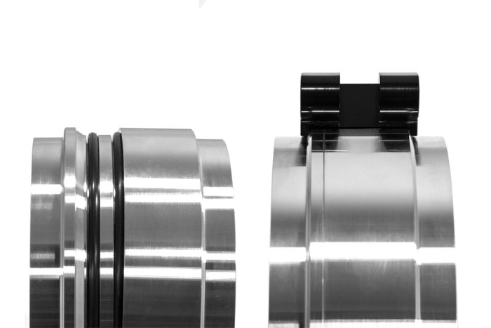 Хомут V-band 3.5" (89mm) алюминий; для системы впуска; BLACKROCK LAB APC35