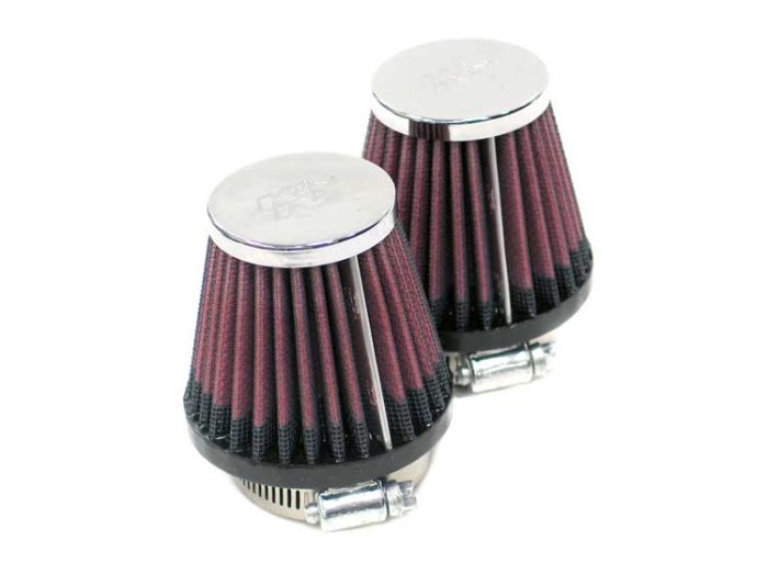 Фильтр нулевого сопротивления универсальный K&N RC-1252   Chrome Filter