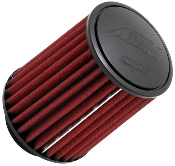 Воздушный фильтр нулевого сопротивления AEM 21-2147DK универсальный D=89mm L=178 мм