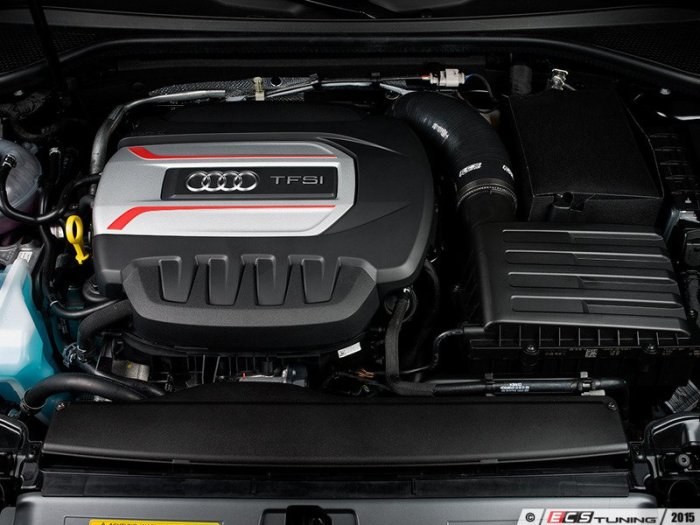 Силиконовый патрубок Воздушный фильтр-Турбина ECS 3220437, VAG Gen3, 2.0 TSI