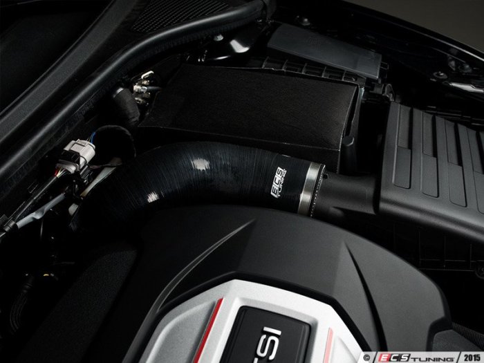 Силиконовый патрубок Воздушный фильтр-Турбина ECS 3220437, VAG Gen3, 2.0 TSI