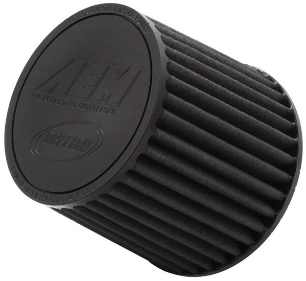 Воздушный фильтр нулевого сопротивления AEM 21-201BF универсальный D=64mm L=127 мм