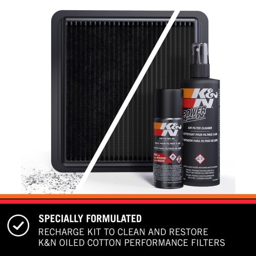 Комплект чистки фильтра K&N 99-5050BK, МАСЛО ЧЁРНОЕ без распылителя.