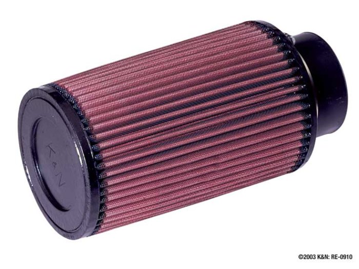 Фильтр нулевого сопротивления универсальный K&N RE-0910   Rubber Filter